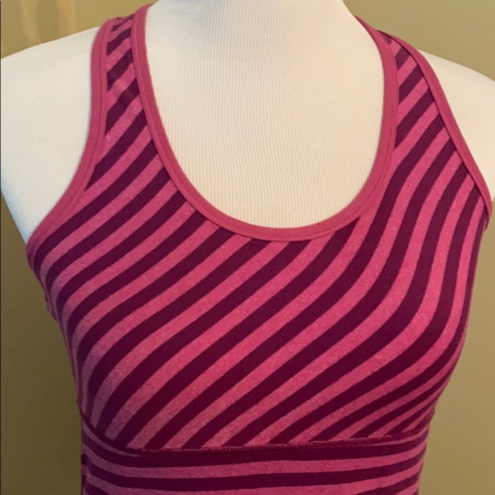 Lucy Striped Workout Tank - Picture 3 of 5